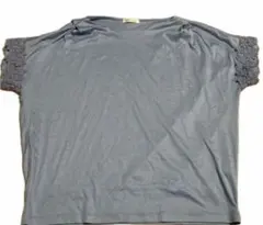 大幅セール　エレメントオブシンプルライフ　スクエアカットソー　袖レース　Ｍサイズ