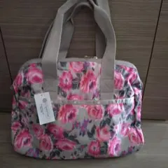 LeSportsac ピンク花柄 ボストンバッグ