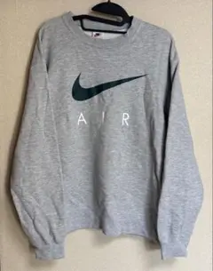 90s NIKE スウェット トレーナー グレー 銀タグ 短丈