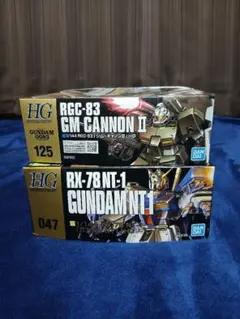 HG ジムキャノンⅡ　ガンダム　Alex NT-1セット