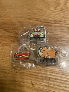 JUGGLER ジャグラー ちいさなめじるし蓄光アクリルチャーム 3点セット
