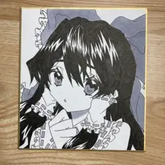 【訳あり】博麗霊夢色紙イラスト 東方Project