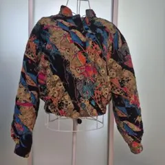 HYPER REPYH　多色抽象模様ブルゾン