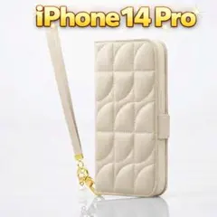 新品当日発送 iPhone 14 Pro 手帳型 ケース グレージュ C4
