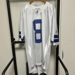 NFL AIKMAN 8番 ホワイトユニフォーム L/G