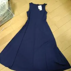 【新品】ユニクロ　AIRism ワンピース　Sサイズ ネイビー