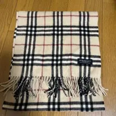 BURBERRY チェック柄 カシミヤマフラー