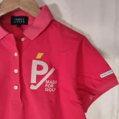 04-7 PEARLY GATES ゴルフ用ポロシャツ Sサイズ ピンク