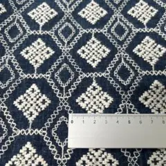 刺繍生地残布　縦35cm×横95cm