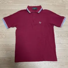 ミ*チ様 【90s 英国製】フレッドペリー M12 ポロシャツ ボルドー 40