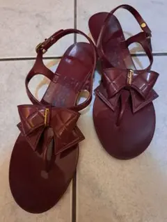 Salvatore Ferragamo サンダル ボルドーのサムネイル