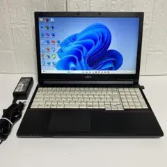 Windows11 オフィス2024年　Core i5 富士通ノートパソコン