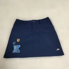 美品Kappa ゴルフ レディース スカート ネイビー M