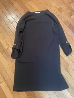 chocol raffine robe  2ウエイ　黒　膝丈ワンピ