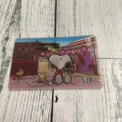 台湾逍遙遊 SNOOPY スヌーピー　３Dパスケース　台湾セブンイレブン限定