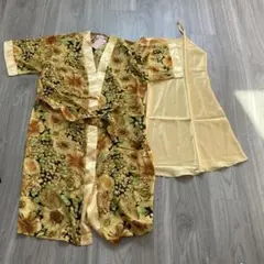 夏パジャマ ワンピースパジャマ　レディース 花柄 未使用
