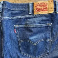 (希少)超BIGサイズ　Levi's501ダークブルー ストレートw44 L32