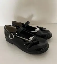 フォーマルシューズ セレモニー リボン付 黒　23cm topvalu