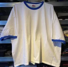 US古着 ヘビーウェイト BoxシルエットリンガーTシャツ