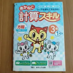 あかねこ 計算スキル 3年 1学期のサムネイル