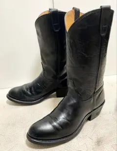 DOUBLE Hペコスウエスタンブーツ8.5Bレザー黒PECOS ダブルエイチのサムネイル