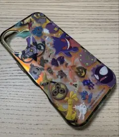 iPhone用ケース ポケモン ゴーストタイプ 総柄
