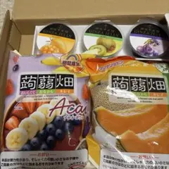 銀座千疋屋ゼリー3つと蒟蒻畑アソートセット　アサイーボウル　北海道らいでんメロン
