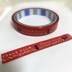 【黒猫】　サンキューテープ　柄セロテープ　レトロキャット　15㎜×25ｍ巻のサムネイル