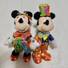 【お値下げ中！】ミッキー　ミニー　ぬいぐるみバッジ　40周年