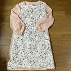 新品未使用　ローズティアラワンピース　花柄ワンピース　ピンクワンピース　M