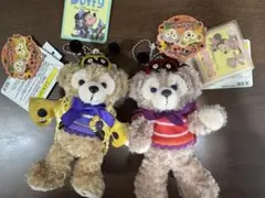 ダッフィー　シェリーメイ　ぬいぐるみバッジ