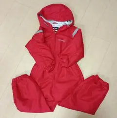 POINTSQUARE キッズ スキーウェア つなぎ レッド