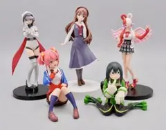 【開封済み処分】　女の子フィギュア　５種