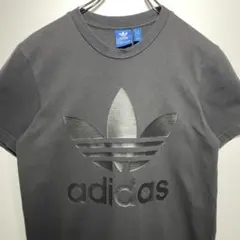 adidas　アディダス　Tシャツ　サイズM　デカロゴ　トレフォイルロゴ　古着
