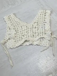 【美品】バースデイ mamaraku かぎ針編み ベビーベスト 70