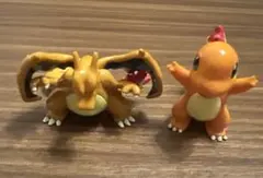 初代ポケモンモンコレ ヒトカゲとリザードンモンスター