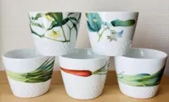 Noritake 京香旬菜 ジャパニーズカップ・蕎麦猪口/湯呑み/5客／そば猪口のサムネイル