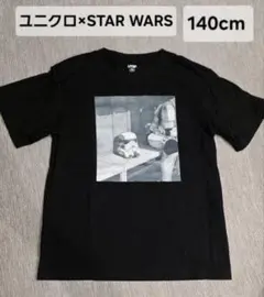 ユニクロ STAR WARS スターウォーズ Tシャツ ブラック 140cm