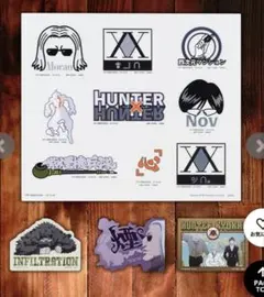 HUNTER×HUNTER クリアステッカー＆フレークシール　モラウ　ノヴ