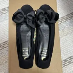 Ray BEAMS SeptemberMoon リボン　バレエシューズ