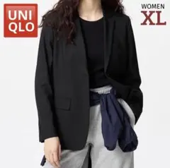 極美品★ユニクロ テーラードジャケットリラックスフィット XL 黒