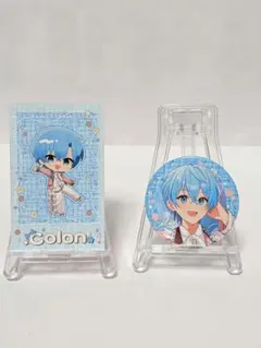 すとぷり　コロンくん　缶バッチ+フォトカードセット