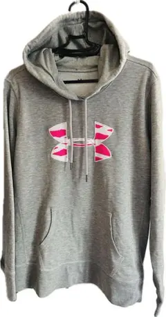 Under Armour グレー フード付きパーカー L