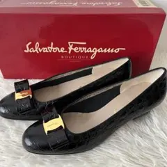 ⭐️未使用級⭐️ サルヴァトーレフェラガモ　ヴァラリボン　パンプス　ブラック　レザー 楽天市場】Salvatore Ferragamo サルヴァトーレフェラガモ