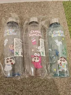 クレヨンしんちゃん タイムマーカー付きウォーターボトル500ml 3本セットのサムネイル