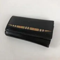 BURBERRY バーバリー ノバチェック キーケース ブラック ブランド