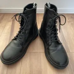 黒 合皮ブーツ