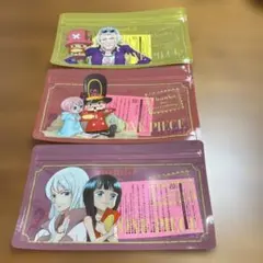 【非売品】ワンピース ジッパーバッグ 3種セット ガーナ ロッテ