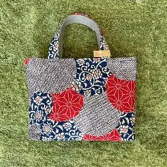 和柄トートバック　ハンドメイド
