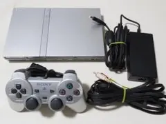 薄型 PS2 PlayStation2 SCPH-77000 シルバー セット
